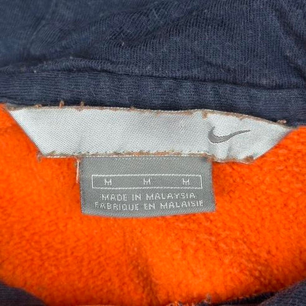 Vintage Nike y2k hoodie orange mens M - Picture 2 of 4